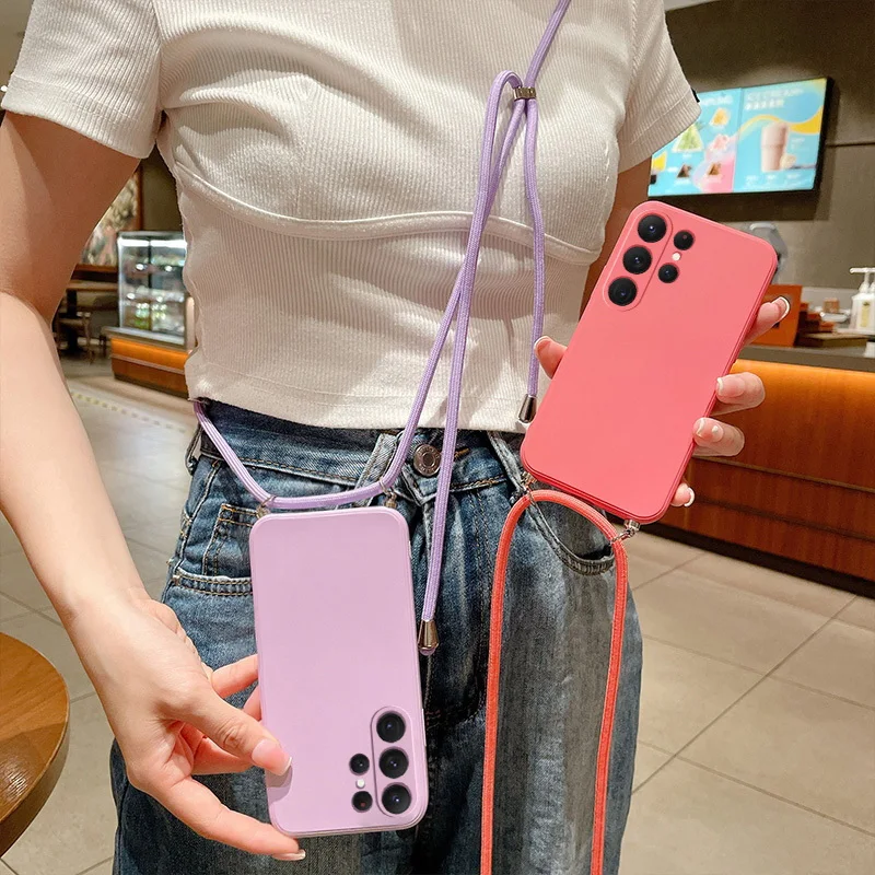 Universal Lanyard Phone Case with Adjustable Neck Strap Cord