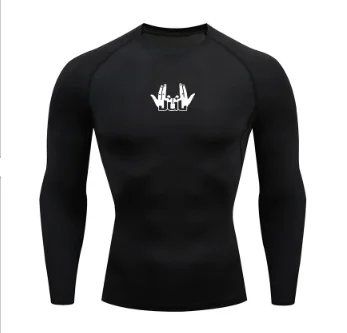 Men's Compression Shirt - Running Compression Tee | Long Sleeve Sports Shirt
