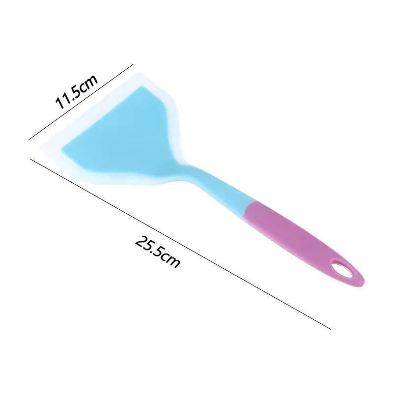 Silicone Pancakes Shovel Non-stick Pan Special Spatula Heat-resistant Wide Spatula for Eggs Fish Pancake Kitchen Fried Shovel silicone spatula