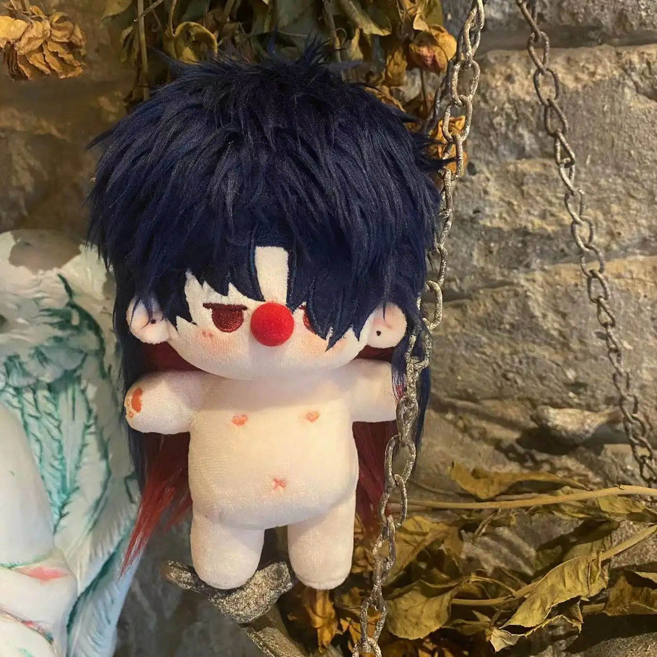 

Blade Anime Game Honkai: Star Rail Cotton Dolls Cute Clown Plush Body Tail Plushie Pendant Decoration Keychain 15CM Xmas Gift