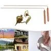 2 Pieces Copper Divining Rods Metal Detector For Divination/Treasure Tools Copper Divining Rods Metal Detector For Divination 3