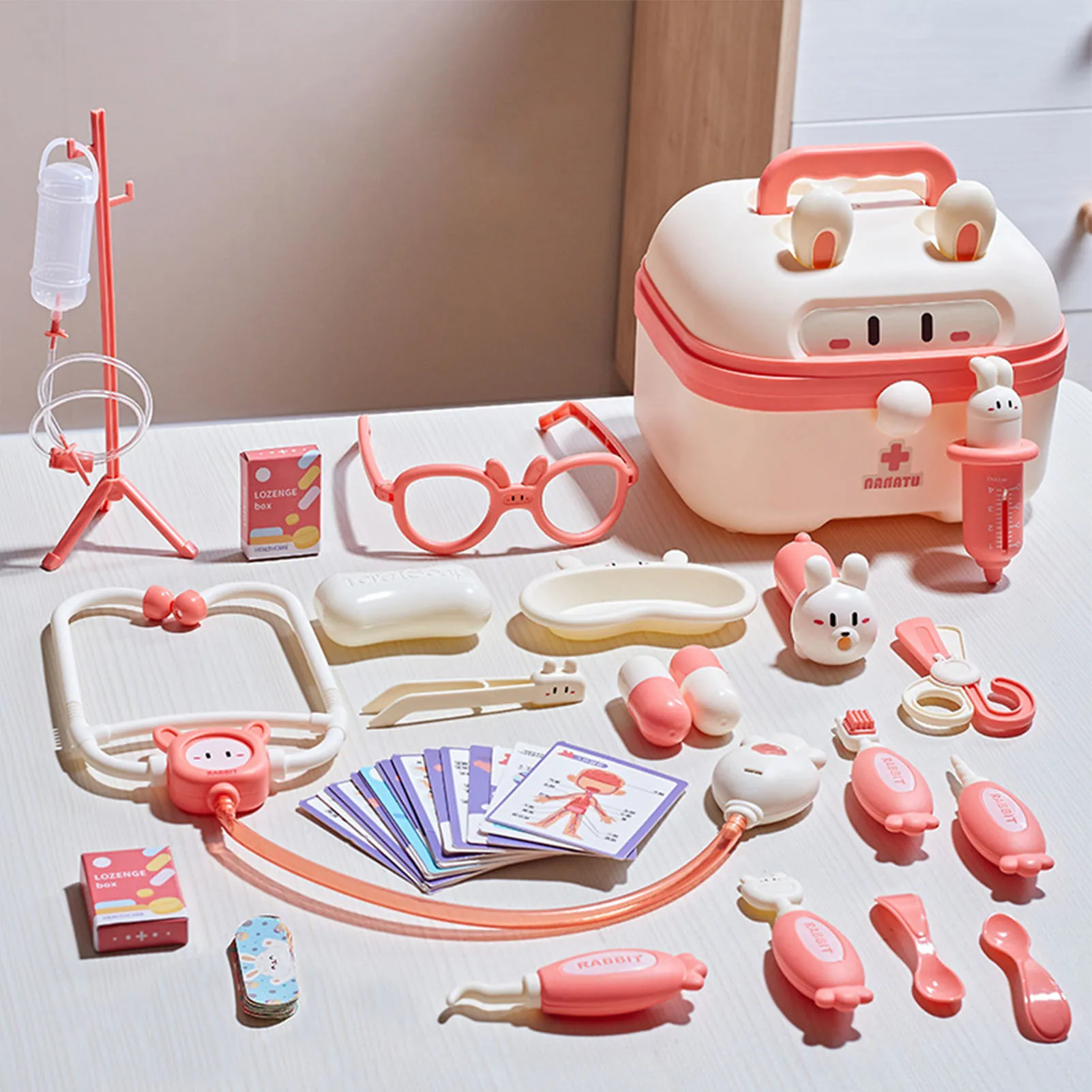 

Медицинская игрушка, детский врач, ролевой комплект для ролевых игр, коробка для моделирования дантиста, обучающие игрушки для девочек, детская игрушка-стетоскоп # WO