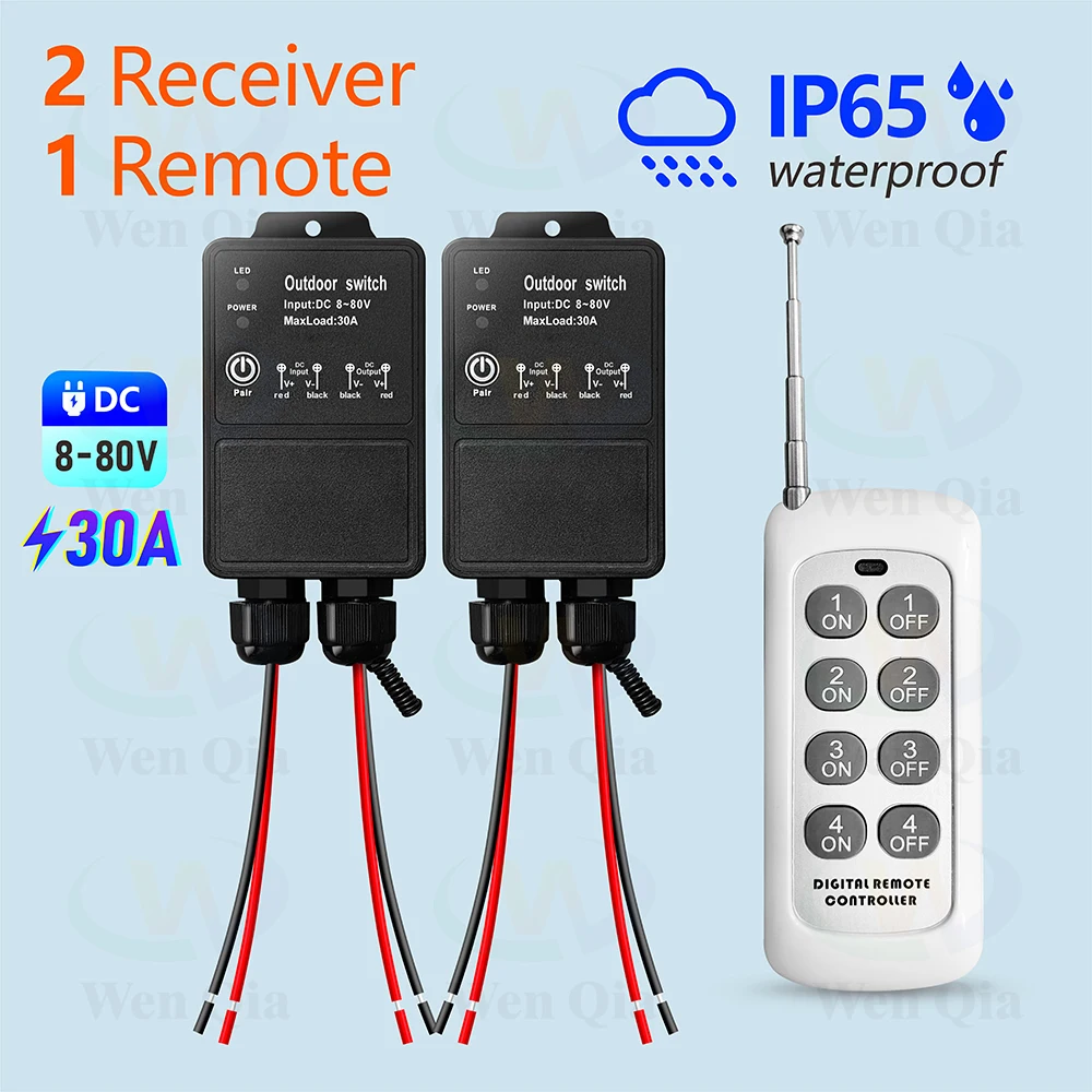 2 Receiver 1 Remote