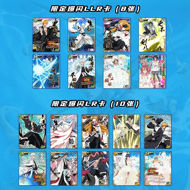 Anime Trading Cards Popular Anime BLEACH Surrounding Rare Characters Kurosaki Ichigo Card Limited Flash Card Child Boy Hobby Toy Birthday Gift