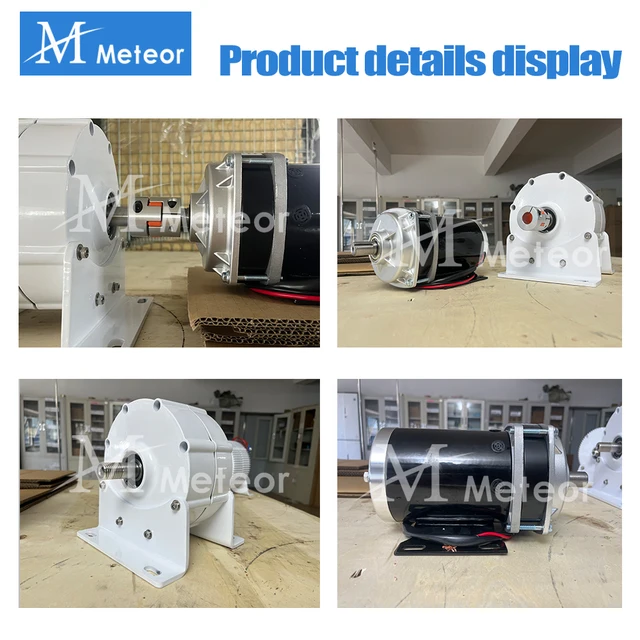 Low RPM 2KW / 3KW / 4KW Permanent Magnet Generator 12V 24V 48V 96V for Alternative Energy Systems 3