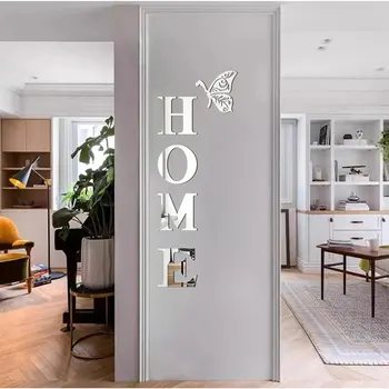 3D HOME Mirror Wall Sticker 1