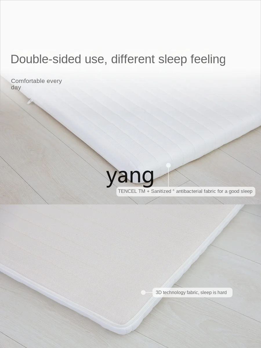 CX Folding Children's Mattress Double-Sided Breathable Spine Protection Antibacterial Fabric Removable and Washable