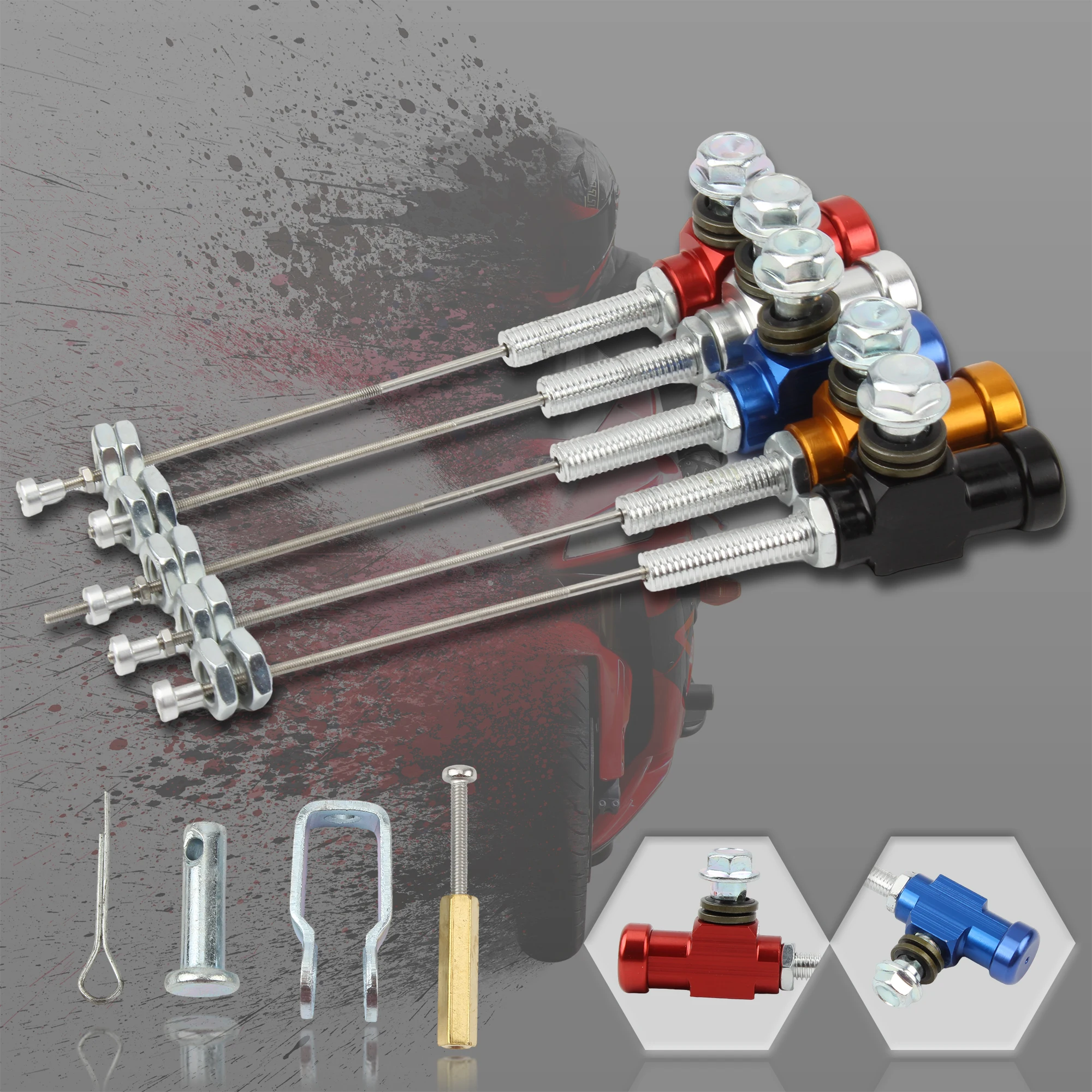 Produktbild von 4er-Set Staubkappen Für Hydraulikkupplungen – Rot, Kunststoff, Für Schnellkupplungen 1/2 Und 3/4, UV- & ölbeständig, Schutz Für Kugelhähne