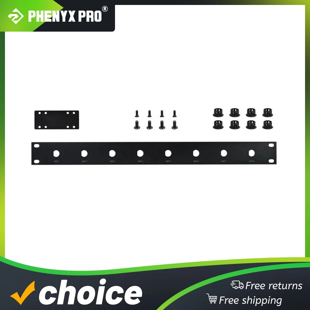 Phenyx Pro BNC Side-by-Side Rackmounting Antenna Kit for Wireless System