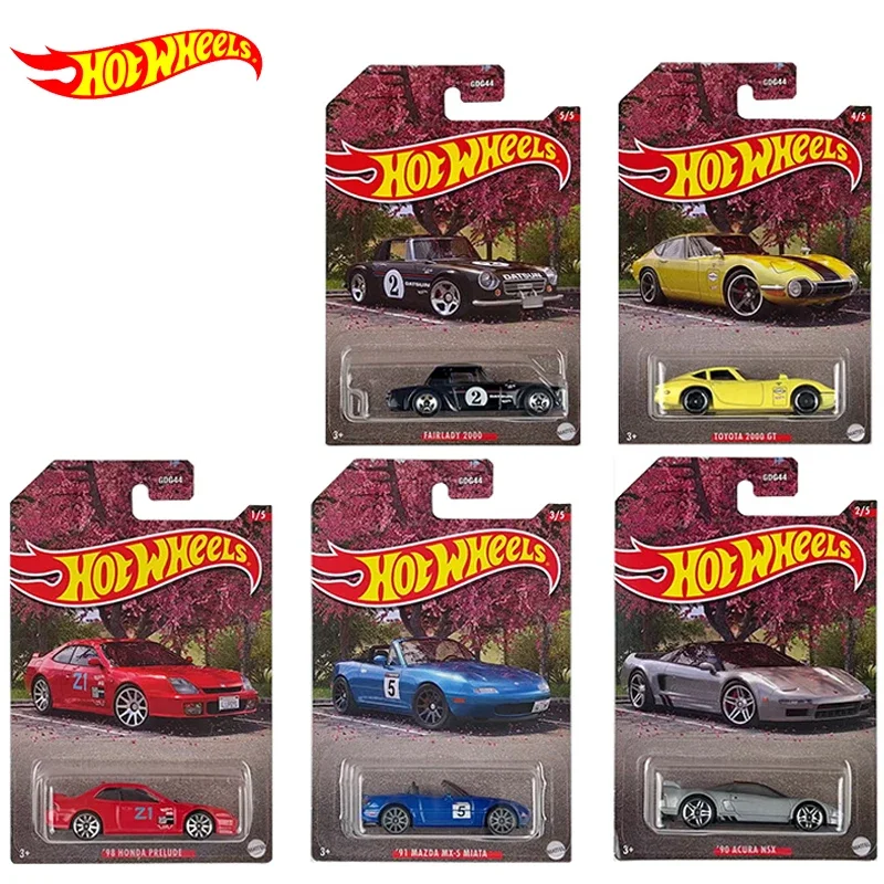 

Original Hot Wheels Car Diecast 1/64 Japanese Classic Vehicles Acura Nsx Fairlady 2000 Kids Boys Toys for Children Birthday Gift