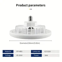 LED Smart fan light 30W AC110V 220V Ceiling Fan With Lighting Intelligent Remote Control E26/E27 Silent For Bedroom Living room 2