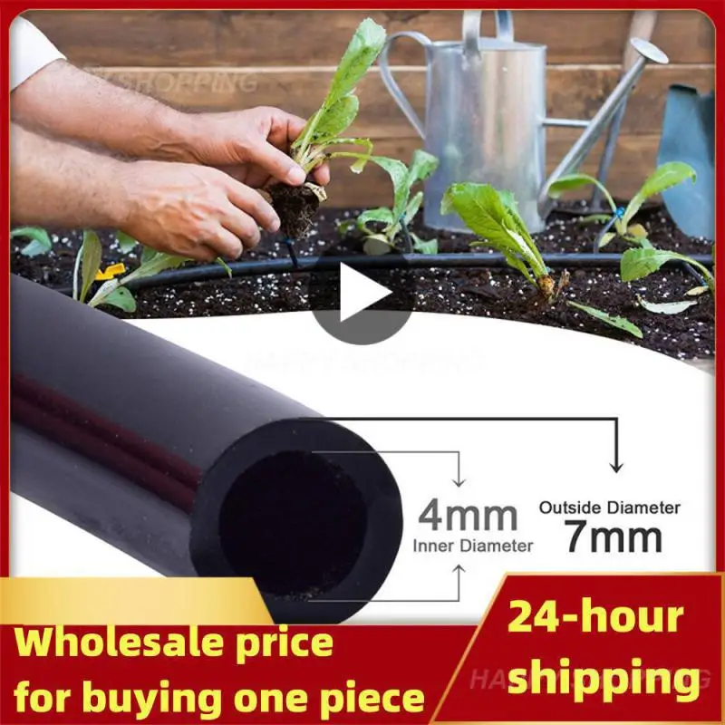 10-30M Watering Hose Drip Pipe 4/7mm PVC Micro Drip Irrigation Tube For Garden e