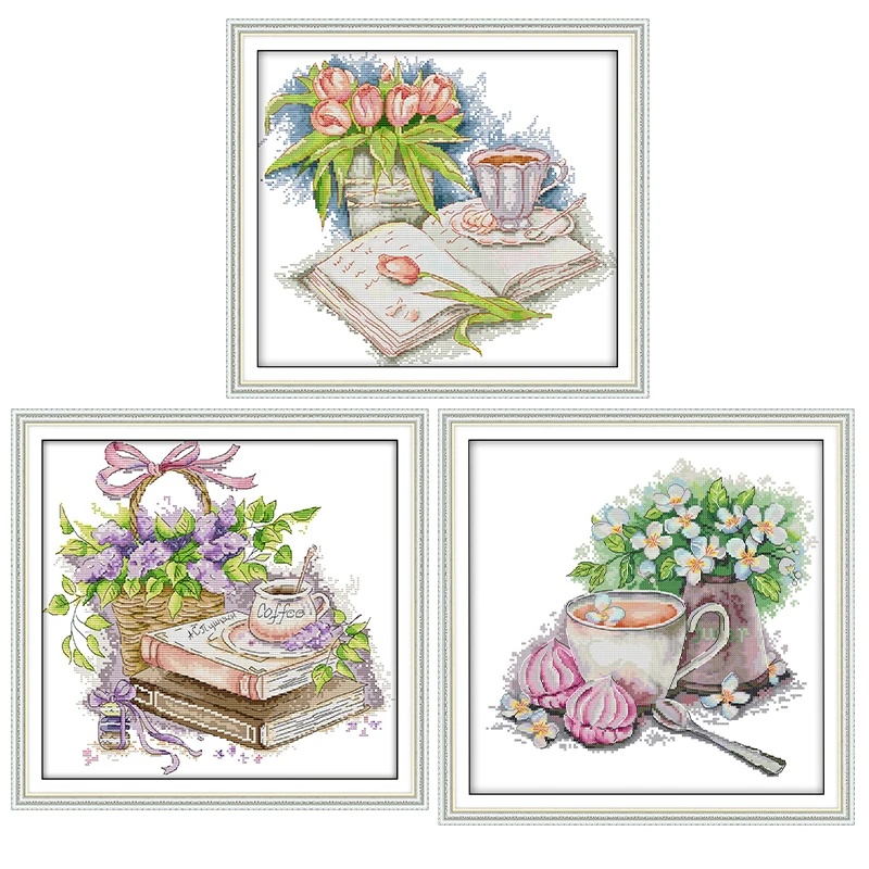 Cross Stitch Kits Embroidery Needlework Sets Stamped Cross Stitch Kits