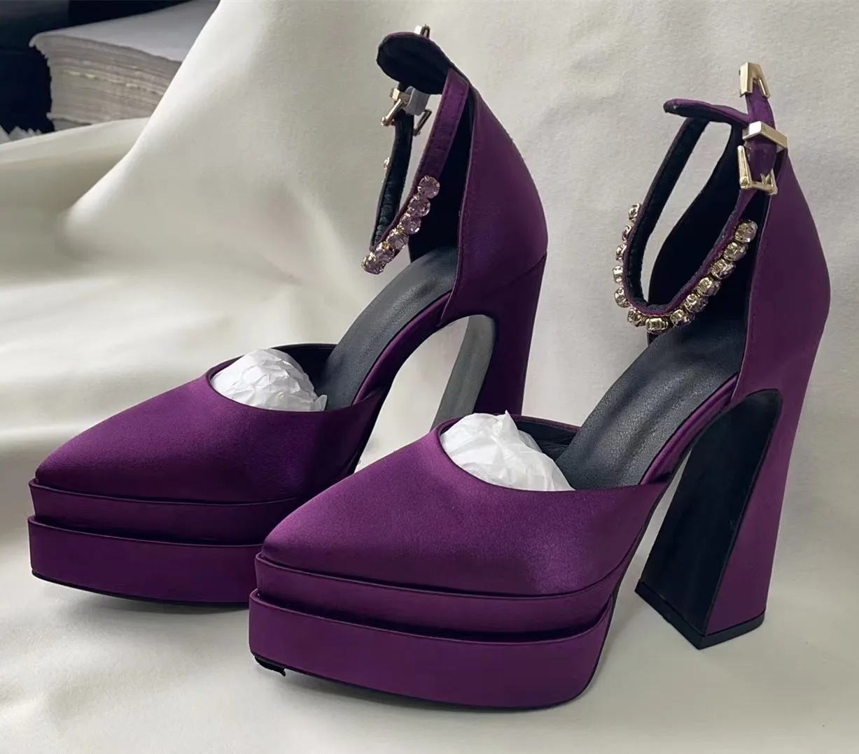 2022 Brand Women Sandals High Quality Sexy Thick High Heels Platform Dress Party Wedding Ladies Shoes fashion shoes 