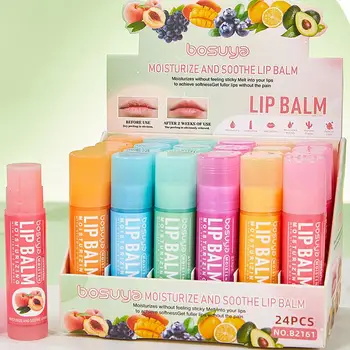 6/24pcs Assorted Fruit Flavor Lip Balm Set 1