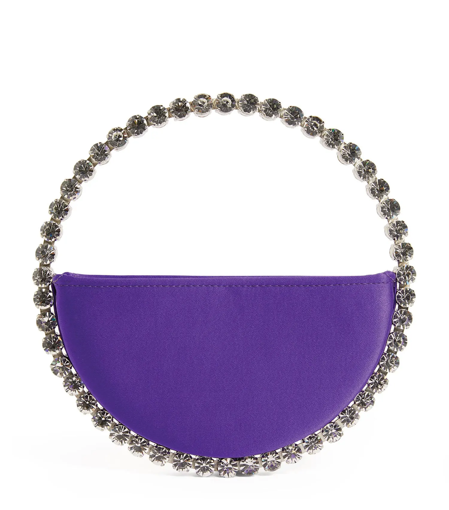 Women Silk Rhinestone Dinner Clutch Purse Ladies PU Handbag Wedding Clutch Wrist Bag  Diamond Circular Party Evening Bags
