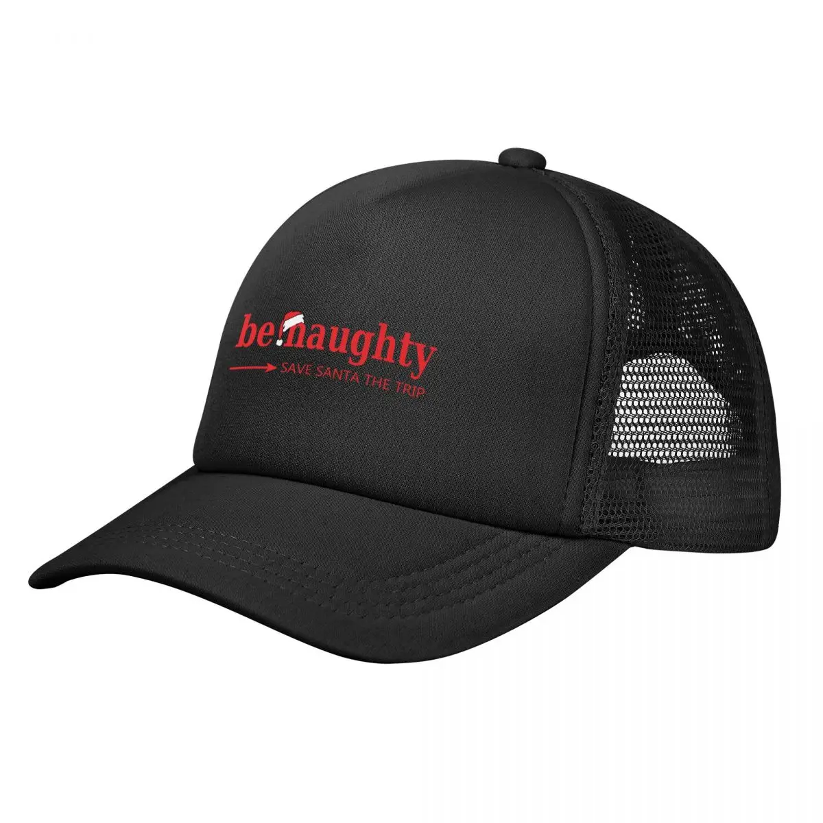 

Be Naughty Save Santa the Trip, Christmas Baseball Cap Custom Cap Ball Cap Luxury Brand Trucker Hats Man Women's