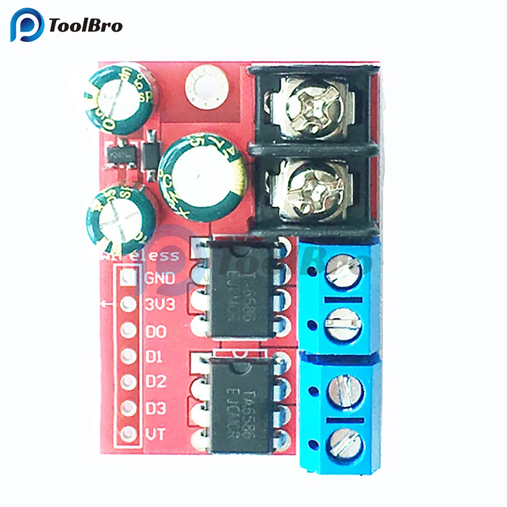 5A Dual Motor Driver Module DC 3-14V PWM Motor Speed Controller Reverse High Low Level Control Dimmer for Relay LED Strip Light