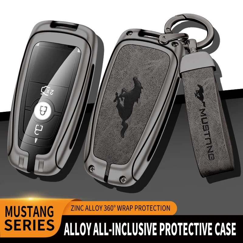 Zinc Alloy Car Remote Smart Key Case Cover key case cover car key shell For Ford Mustang Explorer Edge Fusion Mondeo F150 F250 F350 F450 F550