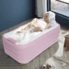 Inflatable Adult Bath Tub, Free-Standing Blow Up Bathtub with Foldable Portable Feature for Adult Spa with Electric Air Pump 1