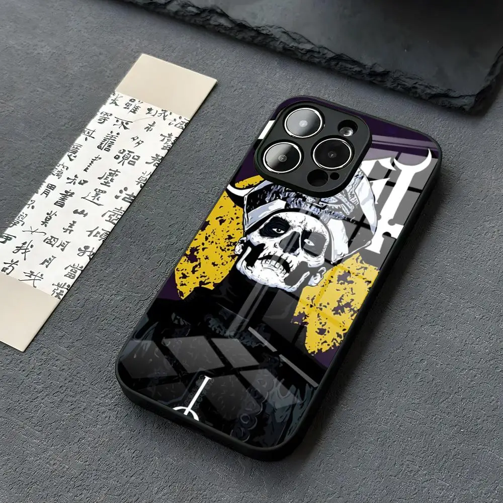 Custodia Per Telefono Ghost Papa Emeritus Per Iphone 15 13 12 14 11 Pro Max Mini X Xr Xs 8 7 Puls 6 Cover In Vetro