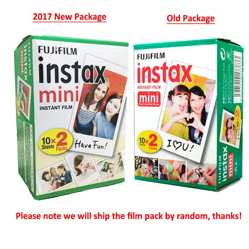 10-100 Sheets Fuji Fujifilm instax Mini 12 11 9 7+ 90 25 50 Film Camera 3 Inch White Edge Films Instant Mini Camera Photo Paper