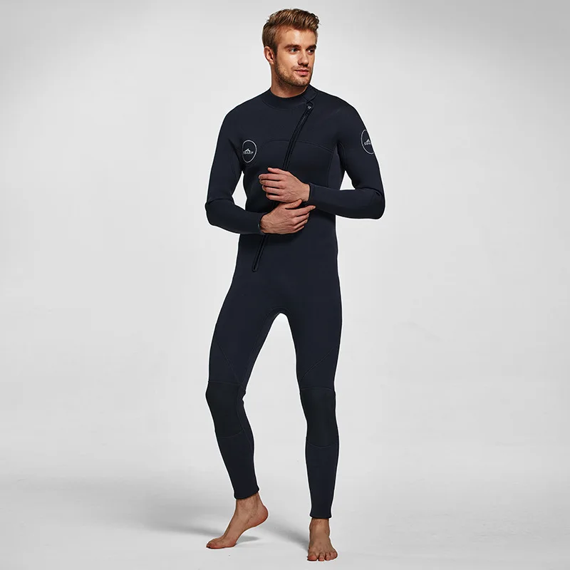 new-3mm-neoprene-wetsuit-men's-one-piece-front-zipper-wet-winter-swimsuit-thick-warm-diving-snorkeling-surf-jellyfish-suit