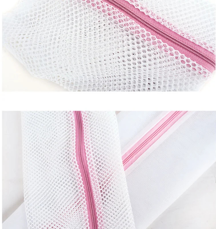 2025 New 3 Size Zippered Mesh Laundry Wash Bags Foldable  Lingerie Bra Socks Underwear Washing Machine Clothes Protection Net 6