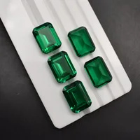Natural Mined Emerald Green 10.50 Cts10x14mm Rectangle Cut AAAAA Sri-Lanka VVS Emerald Cut Gem 2