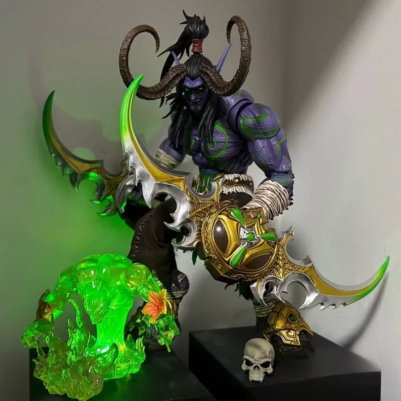 

In Stock Hero Toys 1/10 Scale Male Soldier Demon Hunter Illidan Full Set About 24cm Action Figure Collectible Model Toys Gifts