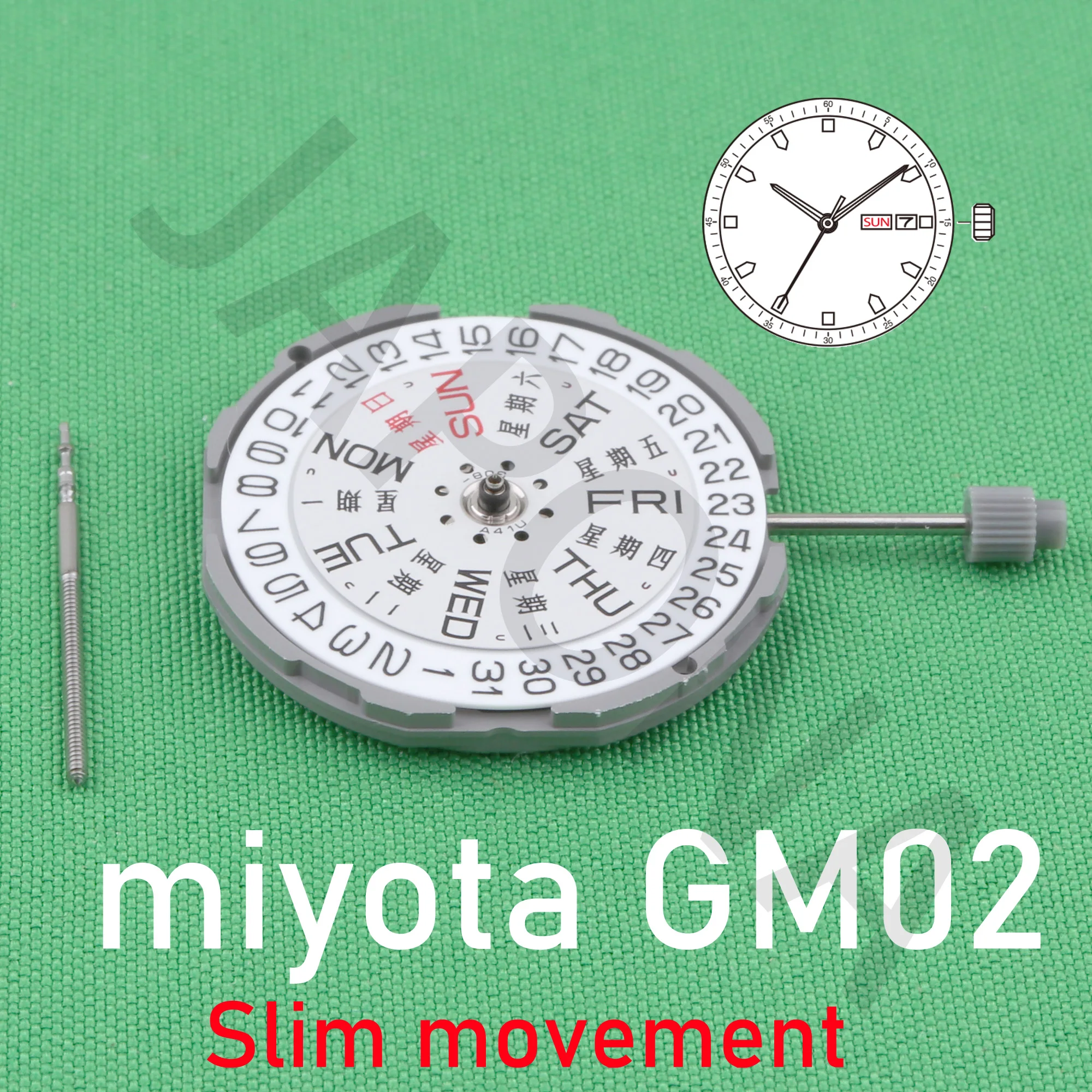 Miyota day date sale