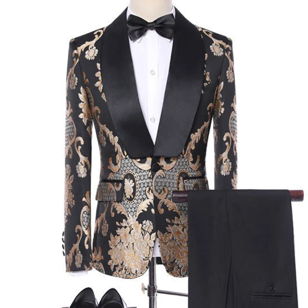 Thorndike Men Suit 3 Pieces Tuxedo Slim Fit Red Coffee Blue For Wedding Dress Suits Blazer Pant and Vest