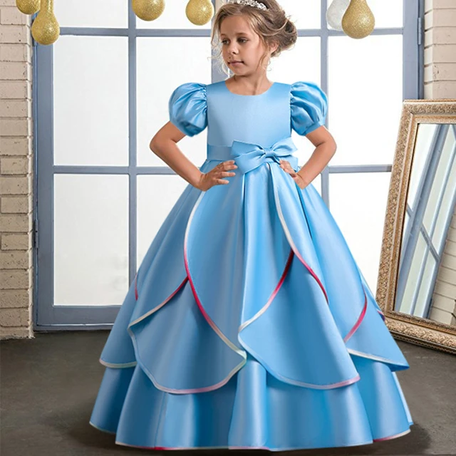 Déguisement princesse robe satinée fille