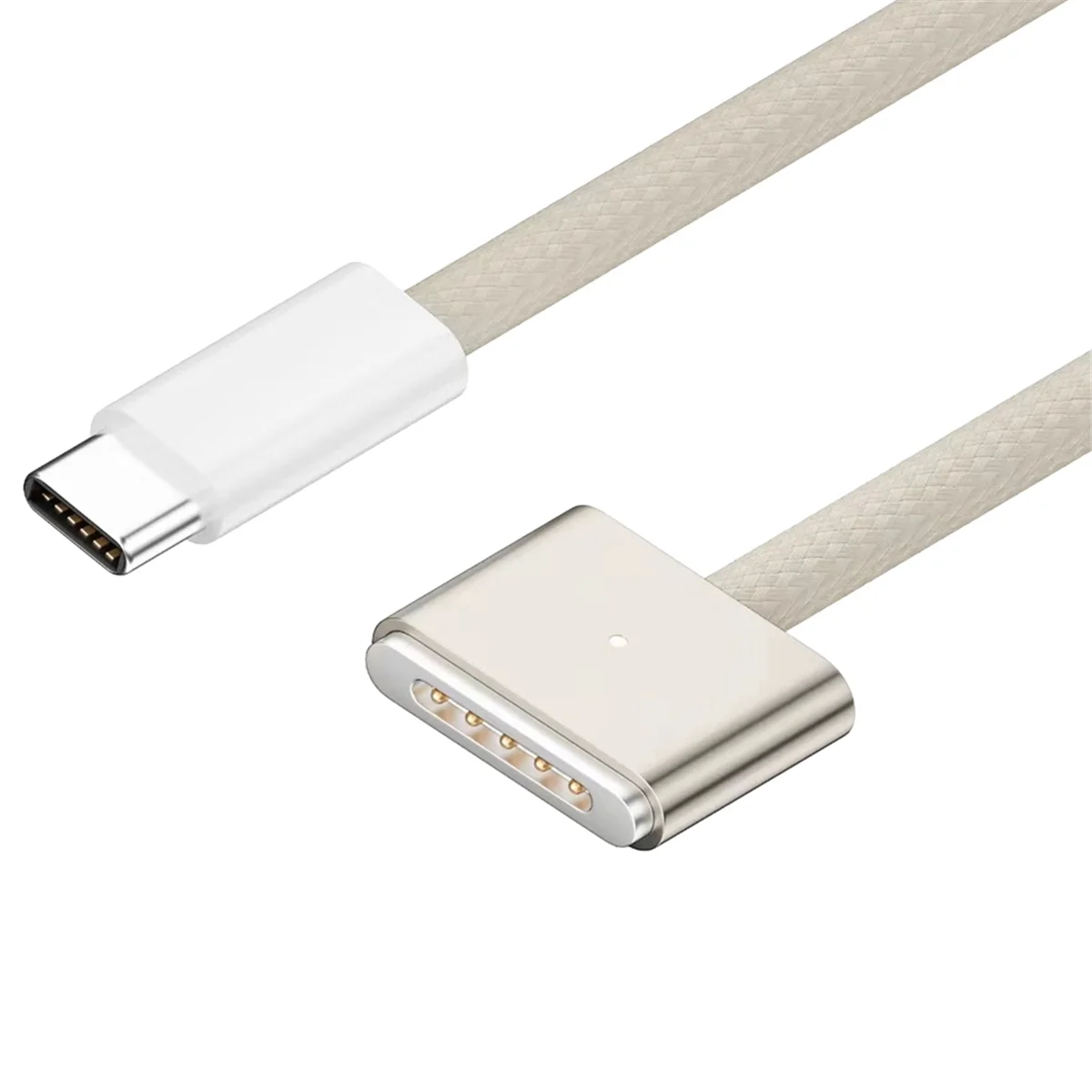 

Подходит для Apple MacBookPro, зарядный кабель 140 Вт, кабель для быстрой зарядки с Type-C на Magsafe3, Star Gold