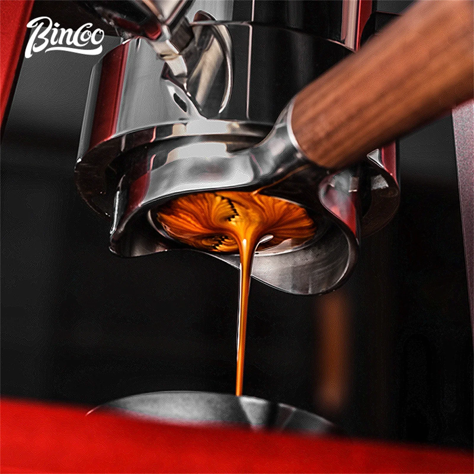 ماكينة صنع قهوة إسبريسو يدوية من Bincoo، عصا سحب م...