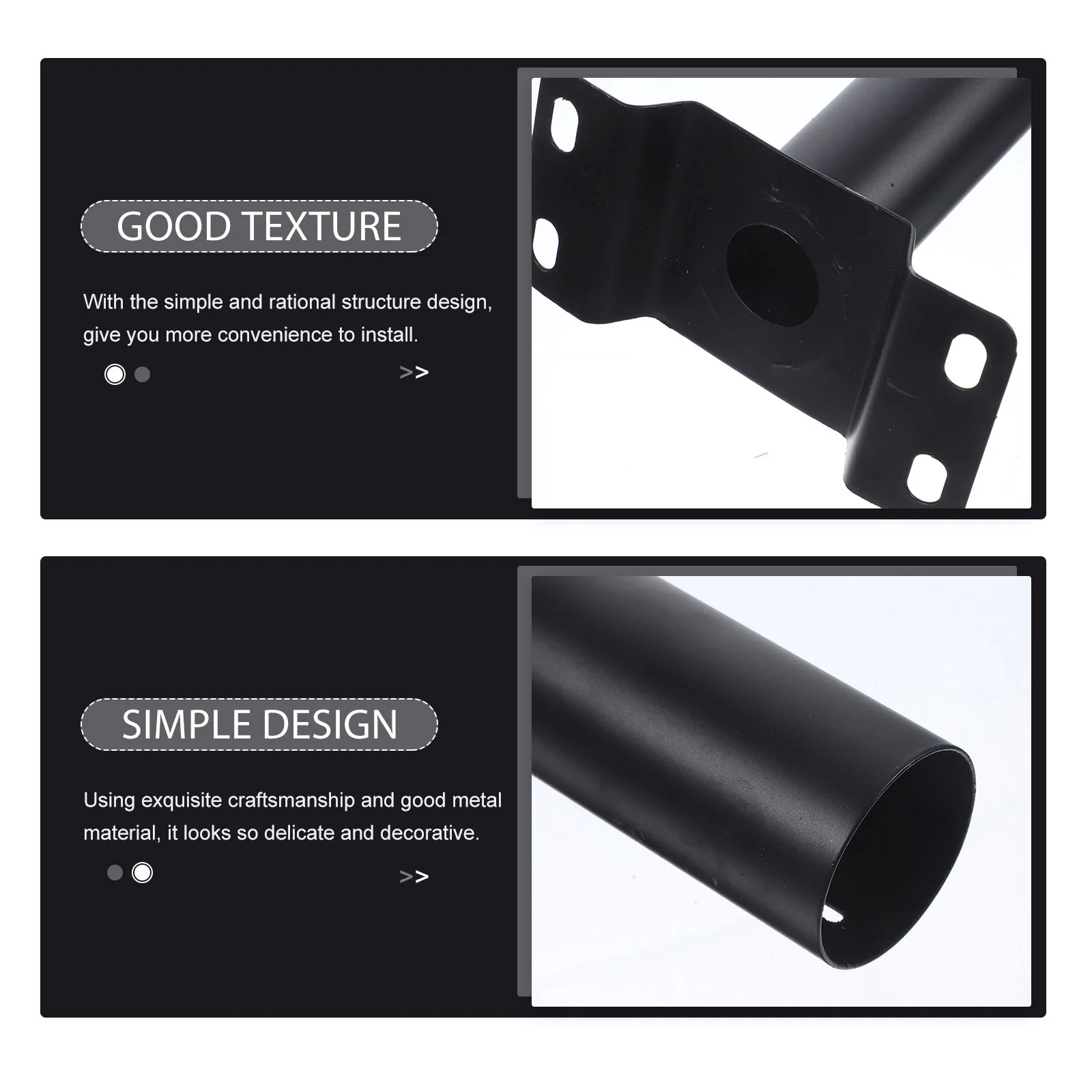 Durable Solar Street Light Bracket Light Pole Mounting Brackets Support Arm Path Lights Outdoor Lighting Lamp Supply