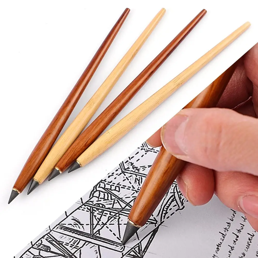 Writing Stationery Drawing Pencils Wooden Unlimited Writing Pencil New Technology No Ink Eternal Pencils Signature Pen Drawing Stationery Inkless Eternal Pencil