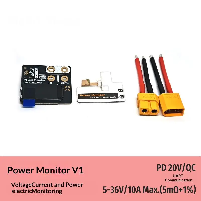 Acheter Module de Surveillance de Puissance 36V 10A avec XT60 pour Batterie Drone RC, montrant les connecteurs