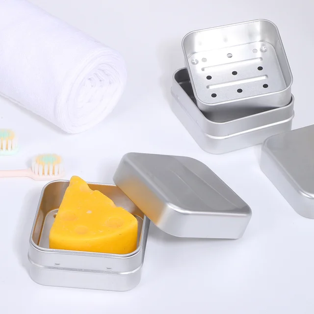 Boîte à Savon étanche Voyage - 2 Pièces Avec Bac égouttoir - Pour Camping, Salle De Bain, Sac De Sport