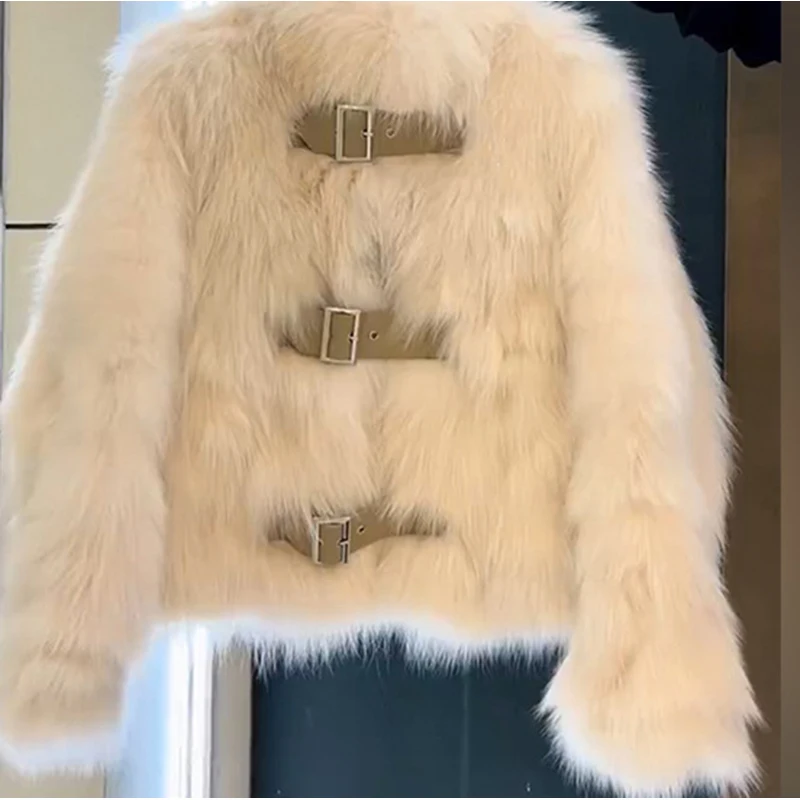 SELAITAILYE Fur Jacket Style Shot