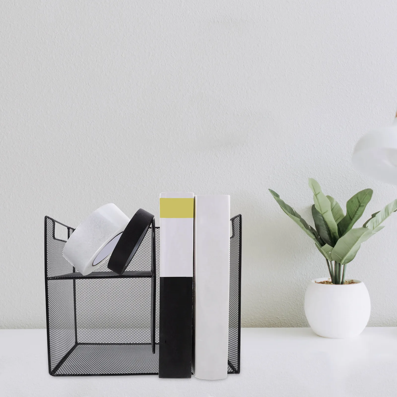 대용량 파일 정리함, 바인더, 노트북, 잡지 수납, 세로형 파일 홀더, 사무실, 학교, 작업 공간 정리, 잡동사니 없는 공간