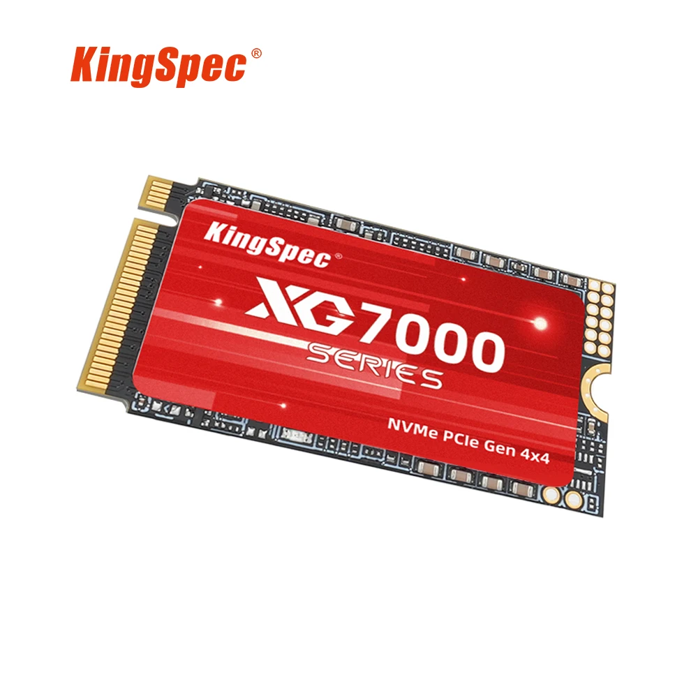 Kingspec-unidades Internas de Estado Sólido para Desktop Laptop pc Nvme Ssd Pcie 4.0x4 512g 1tb 7400 Mbps M.2 2280 2242 Ssd para Ps5 - Imagem 4