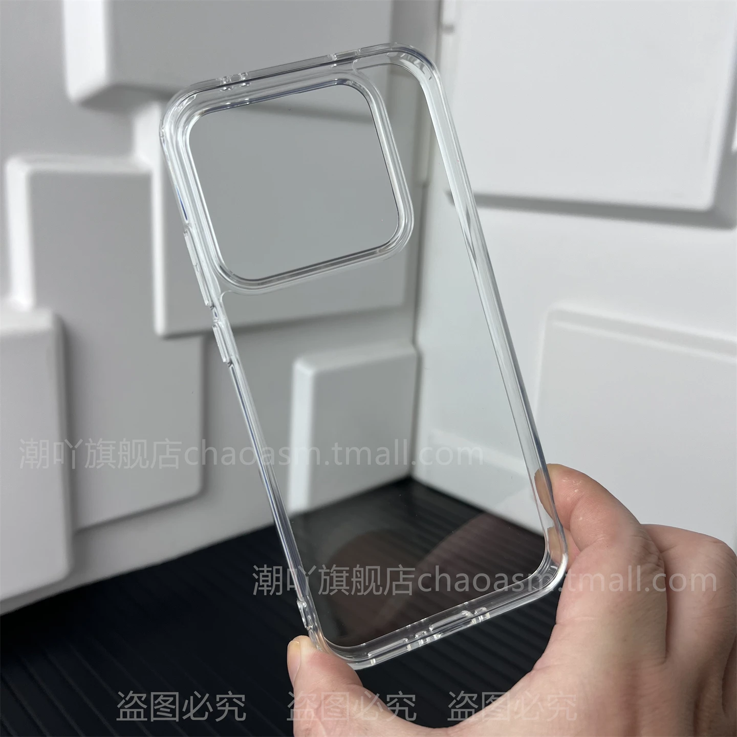 Luxury HD Matte Acrylic Shockproof Case with Square Camera Cutout