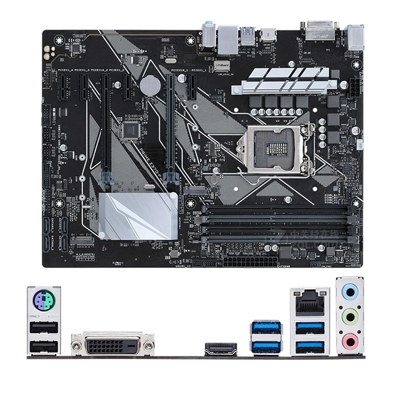 

Материнская плата Intel Z370 PRIME Z370-P Z370P, б/у оригинальная материнская плата LGA1151 LGA 1151 DDR4 64 Гб M.2 NVME USB3.0 SATA3 для настольного компьютера