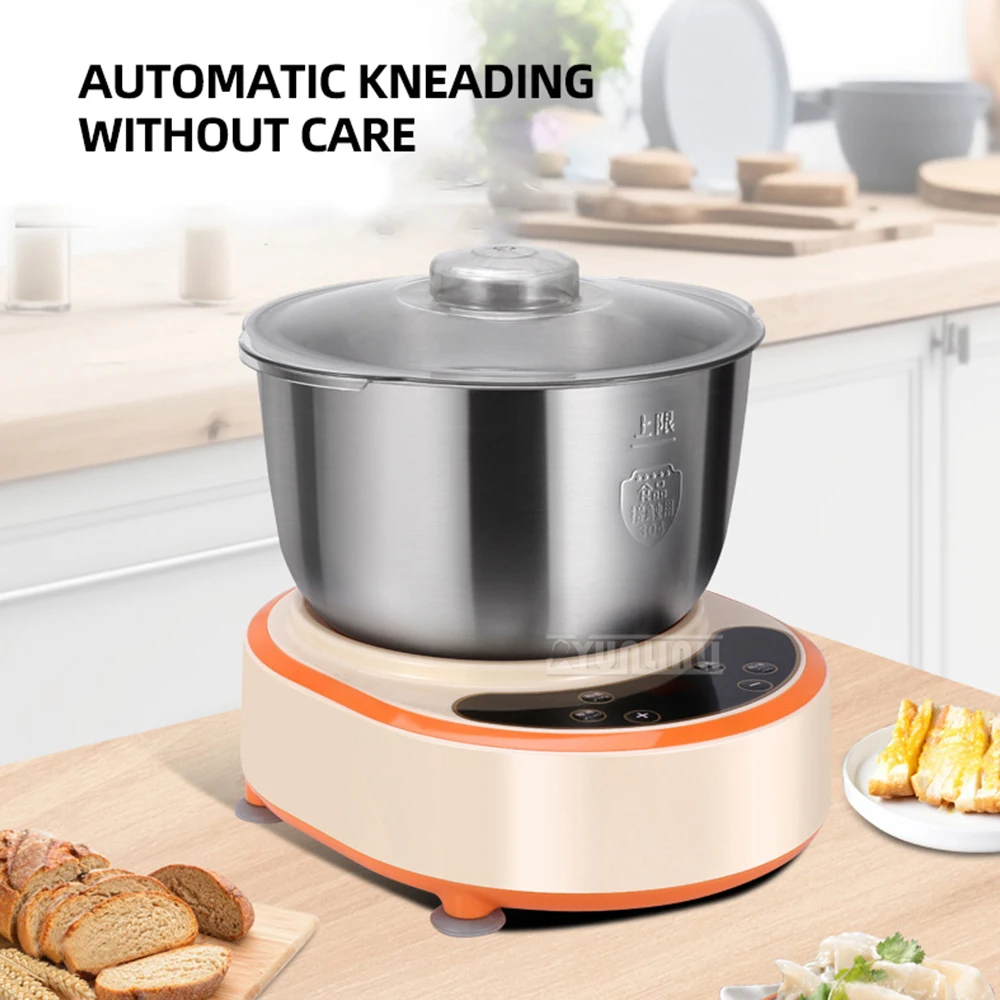 5L Electric Dough Mixer Multifunctional Electric Stainless Steel Food Mixer Automatic Flour Fermenting 4