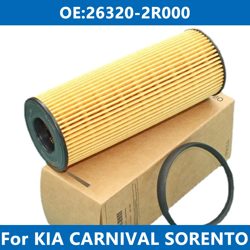 

Car Oil Filter Kit 26320-2R000 For KIA CARNIVAL IV 2.2 CRDi SORENTO IV SPORTAGE V 2.0 AWD Engine Oil Filters