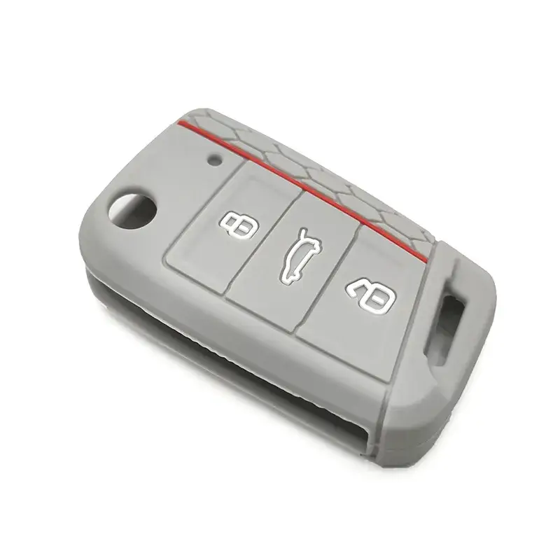 For VW Golf 7 GTI POLO T-Cross T-Roc Touran Tiguan Skoda Octavia Rapid Kodiaq Fabia Seat Ibiza Leon Ateca Arona Key Case Cover - Image 6