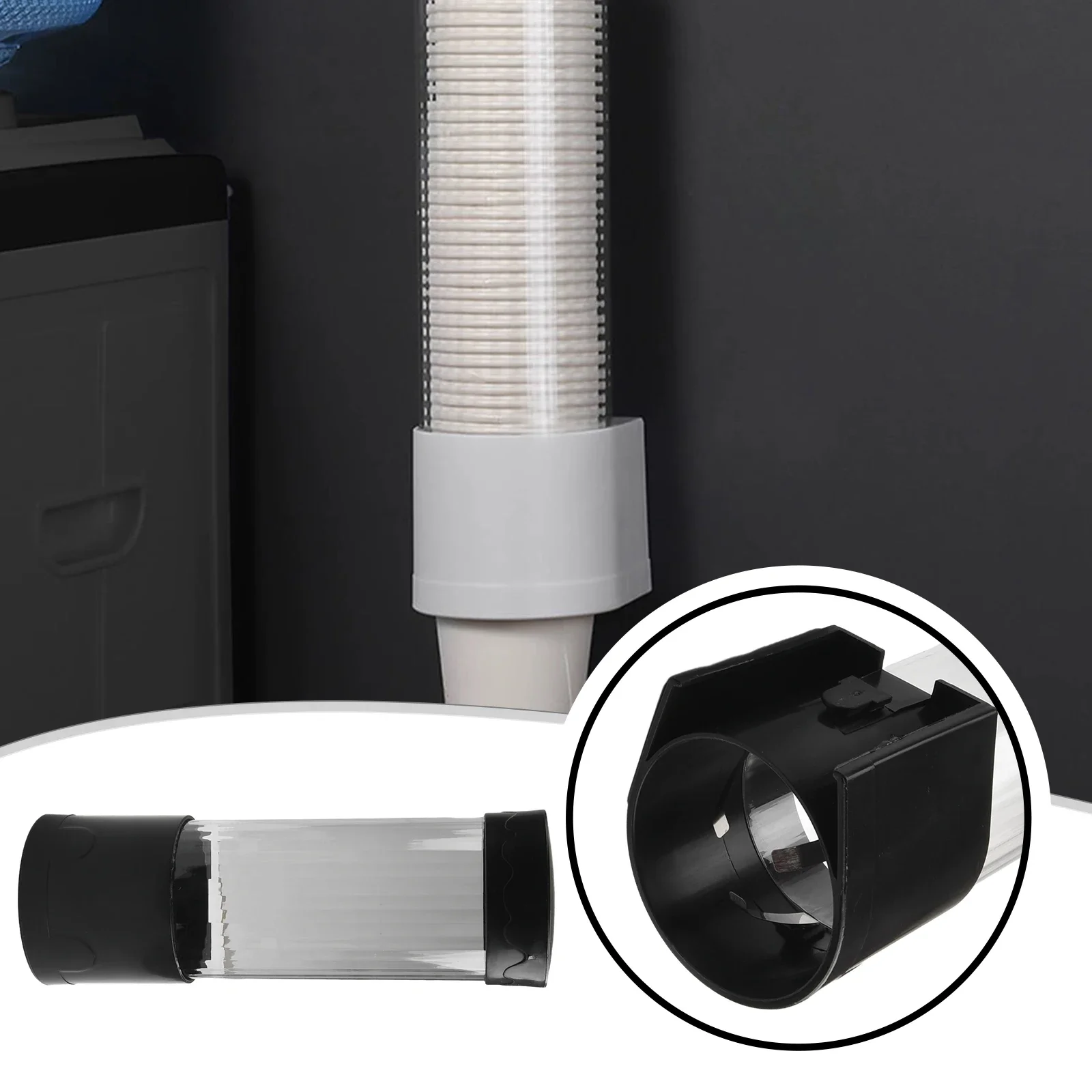 

Wall Mount Disposable Automatic Remover Cup Holder Cup Taker Black/White Large Capacity 40-45 Cups For Bedroom Kitchen Bathroom