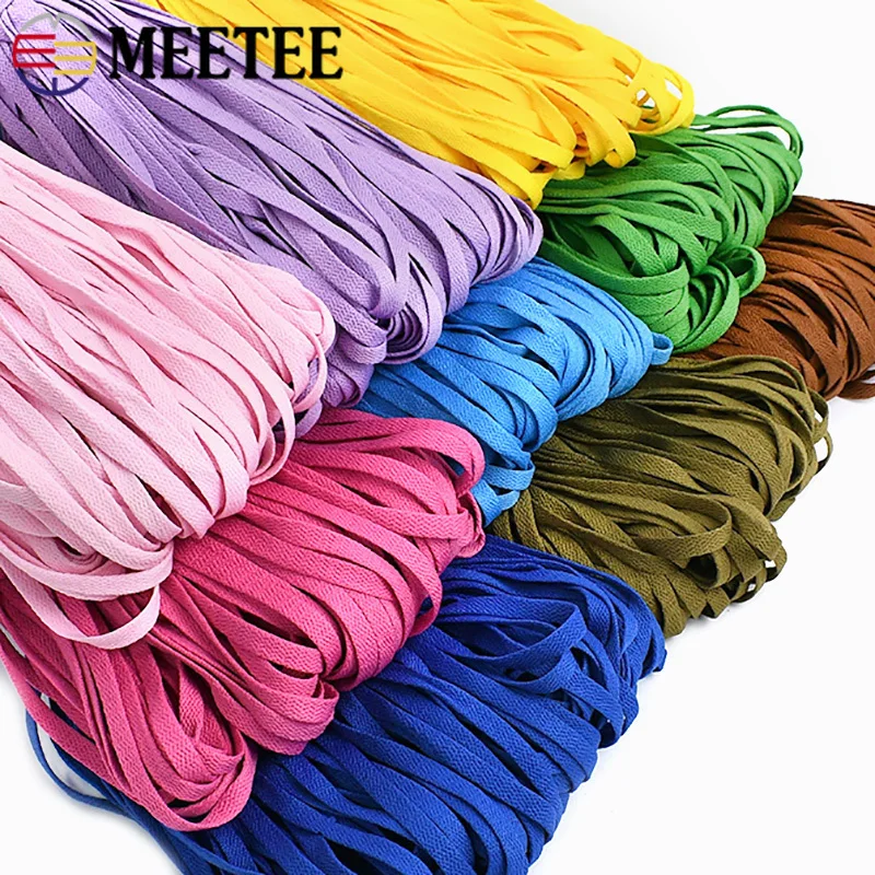 10/20M 8mm 꼬임끈 로프 폴리에스터 땋은 끈 모자 바지 신발 의류 바이어스 바인딩 DIY 공예 용품