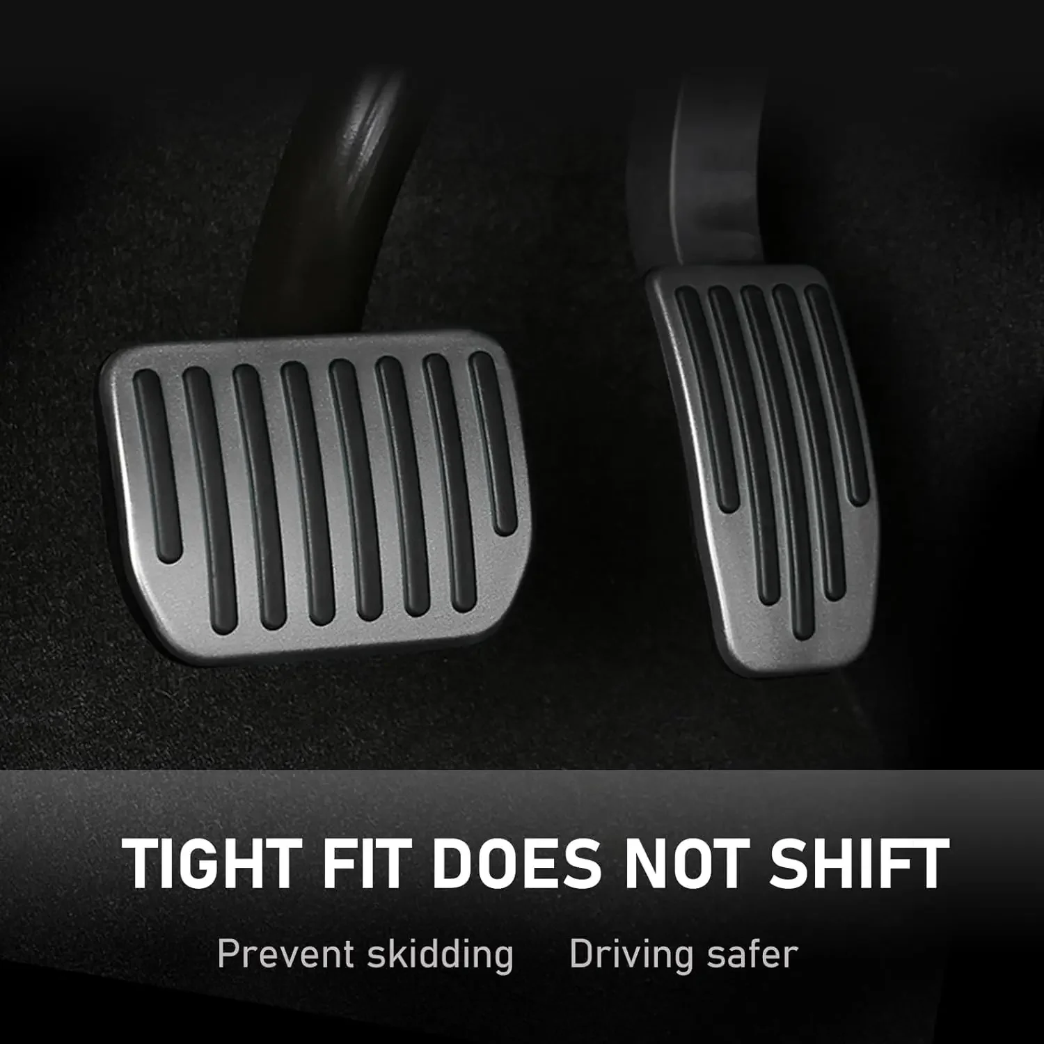 Car Pedals Stainless Steel Pedal Cover For Tesla Model 3 Y Aluminum alloy Foot Pedal 20-23 Car Accelerator Gas Fuel Brake Rest Pads Mat Cover Accessories Styling